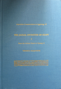 The Jackal Divinities of Egypt I (Cover)
